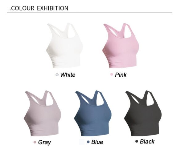 Women Fashion Yoga Bra Sports Vest - Image 5