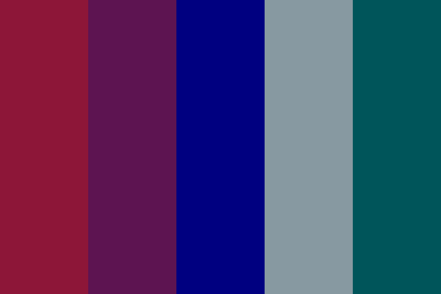 cool jewel tones Color Palette