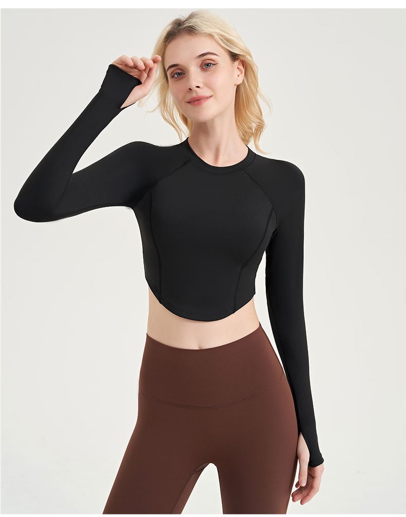 JS01007 yoga top detail (5)