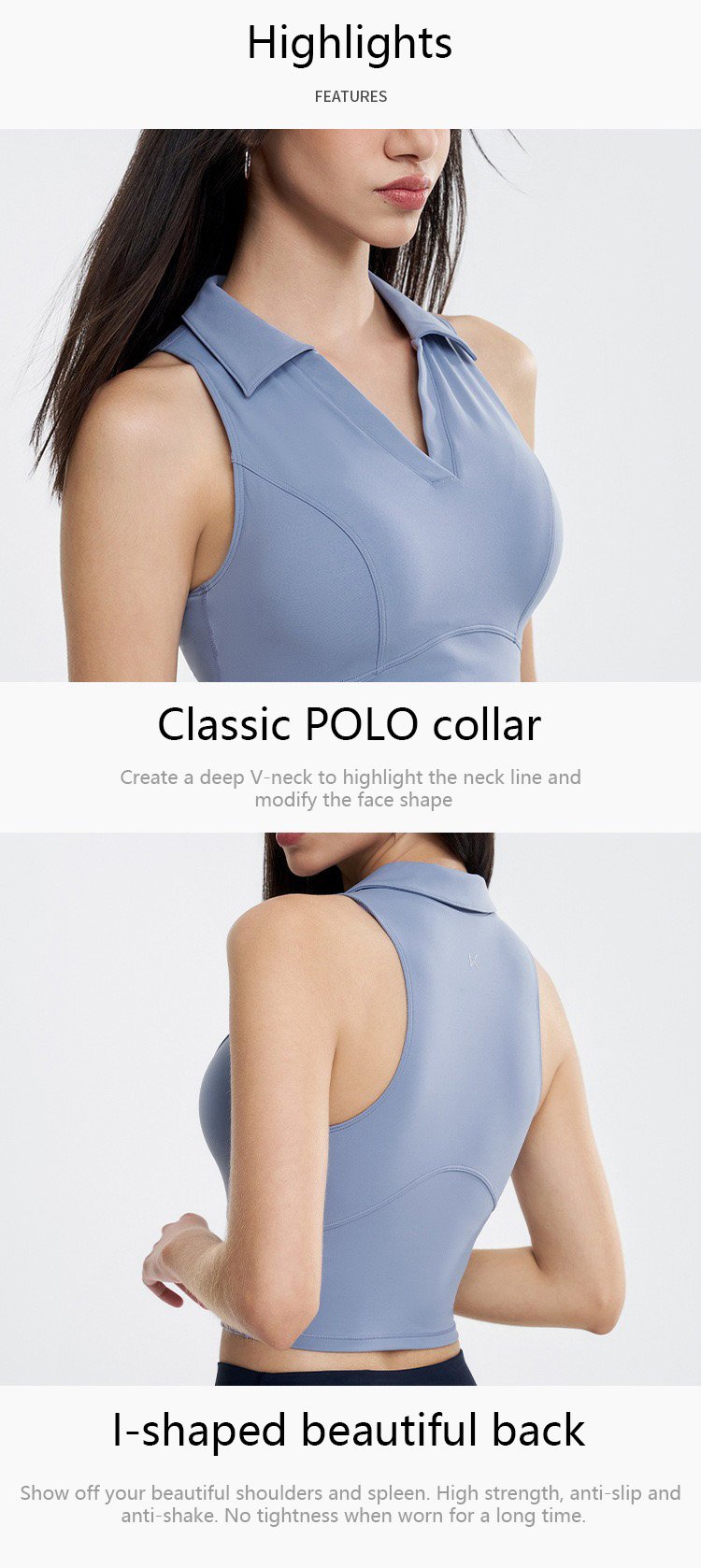 JS01023 yoga short top detail (2)