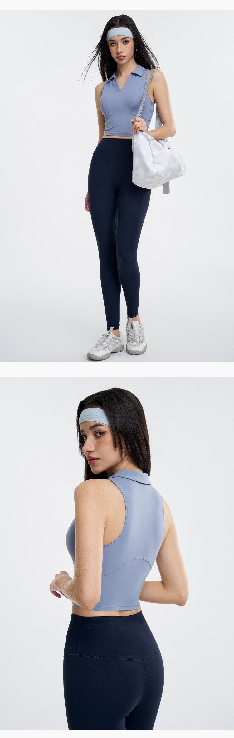 JS01023 yoga short top detail (5)