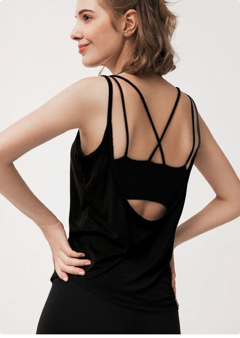 JS01027 yoga short top detail (7)