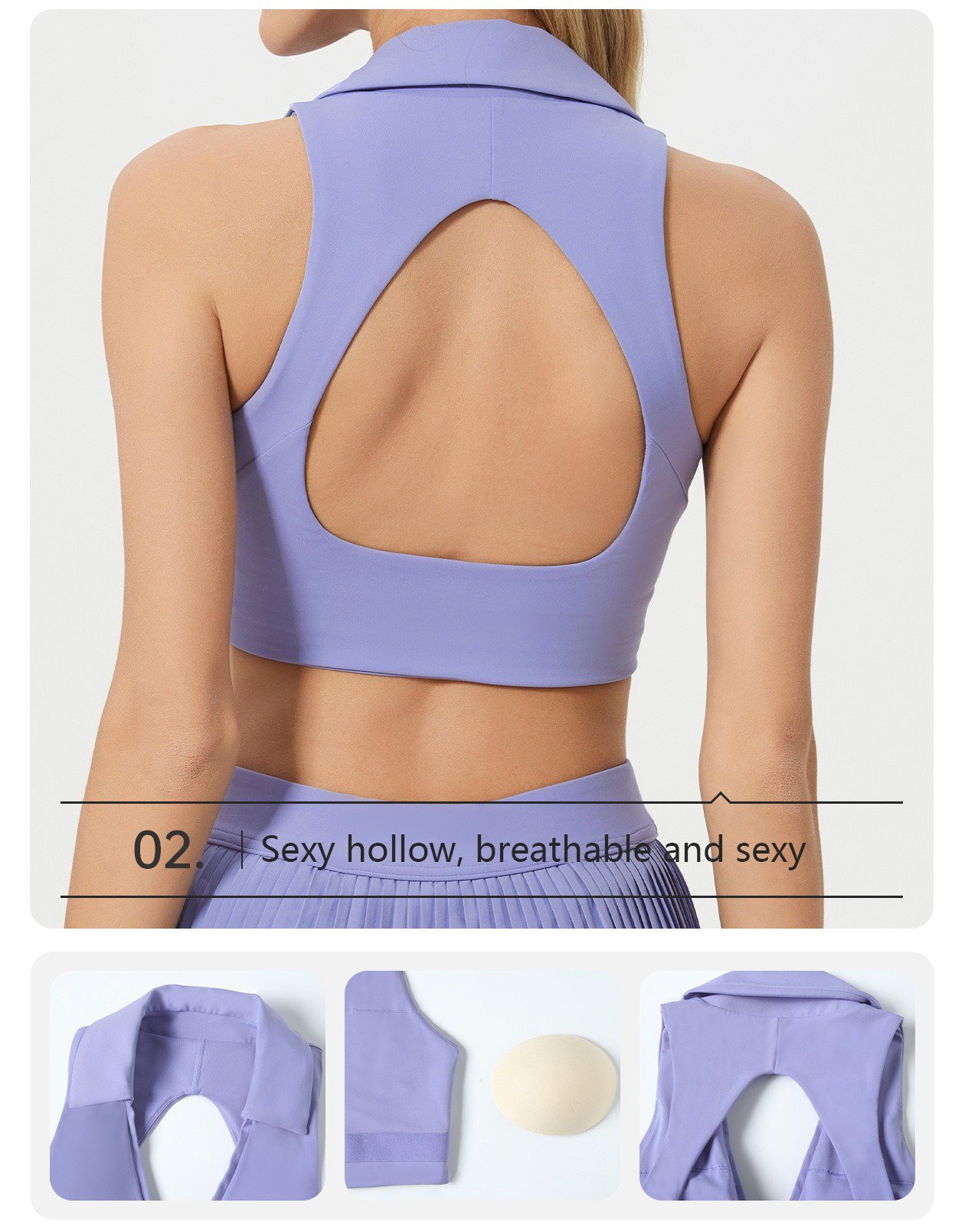 JS01045 yoga top detail (5)