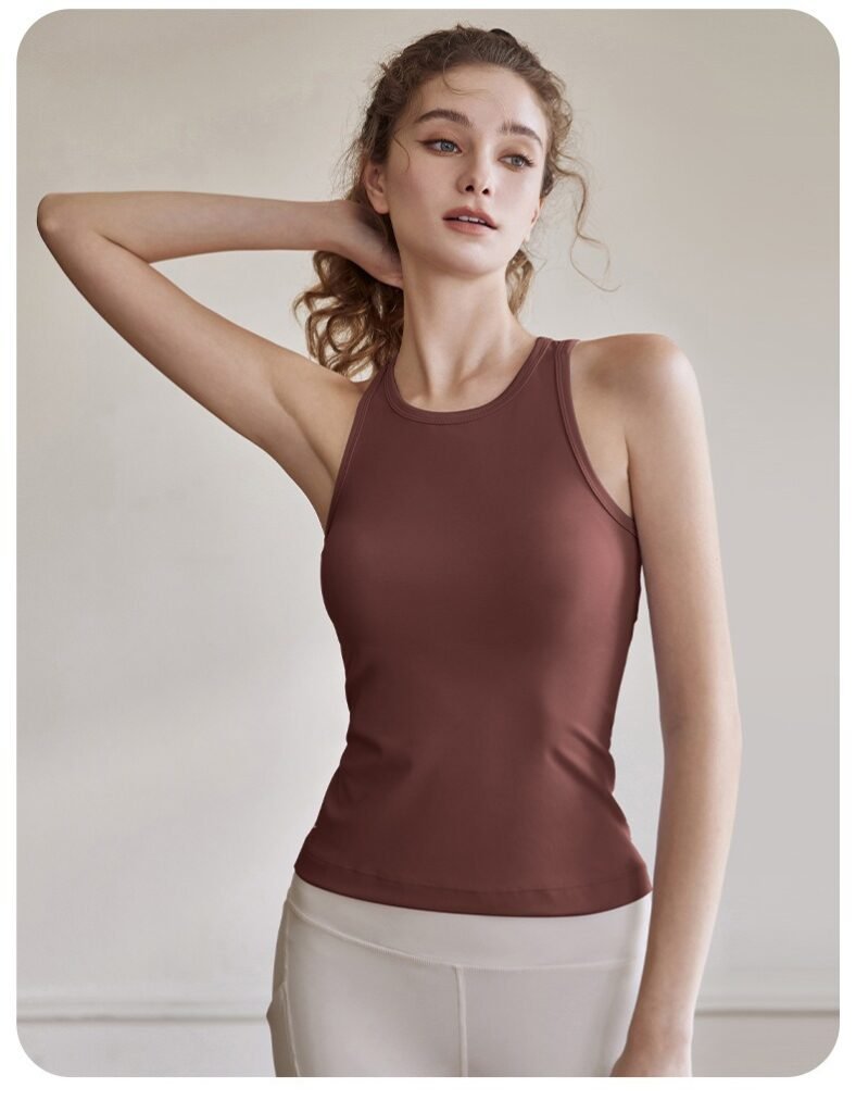 JS01303 yoga top detail