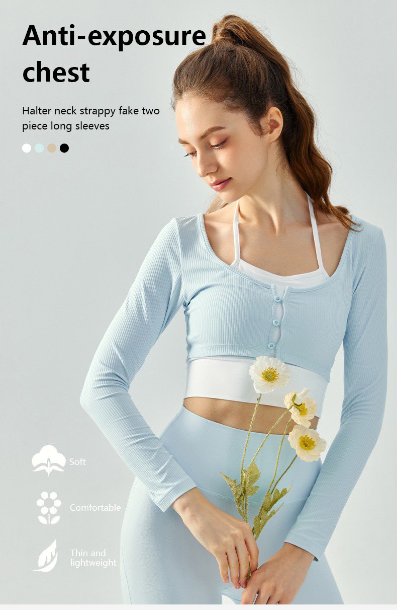 Activewear set highlighting quality and design